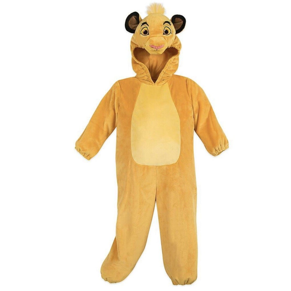 Disney Store The Lion King Simba Kids Plush Halloween Costume Size 5T NEW w TAG